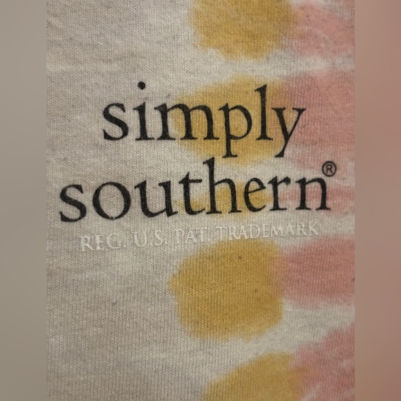 Simply Southern BOHO Long Sleeve Tie-Dye Shirt Size Small 100% Cotton - Picture 4 of 5